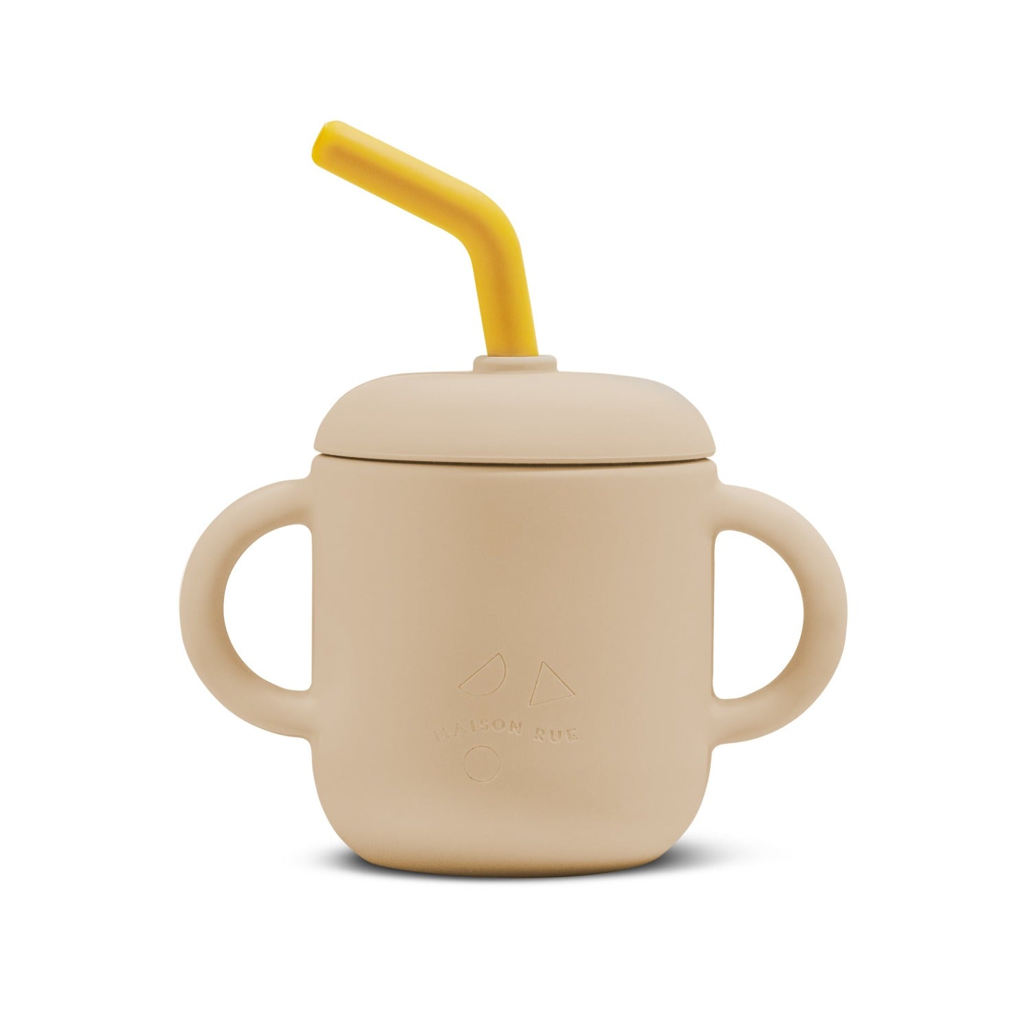 Leo Cup (6 Oz) - Silicone Sippy Cup With Straw – Maison Rue