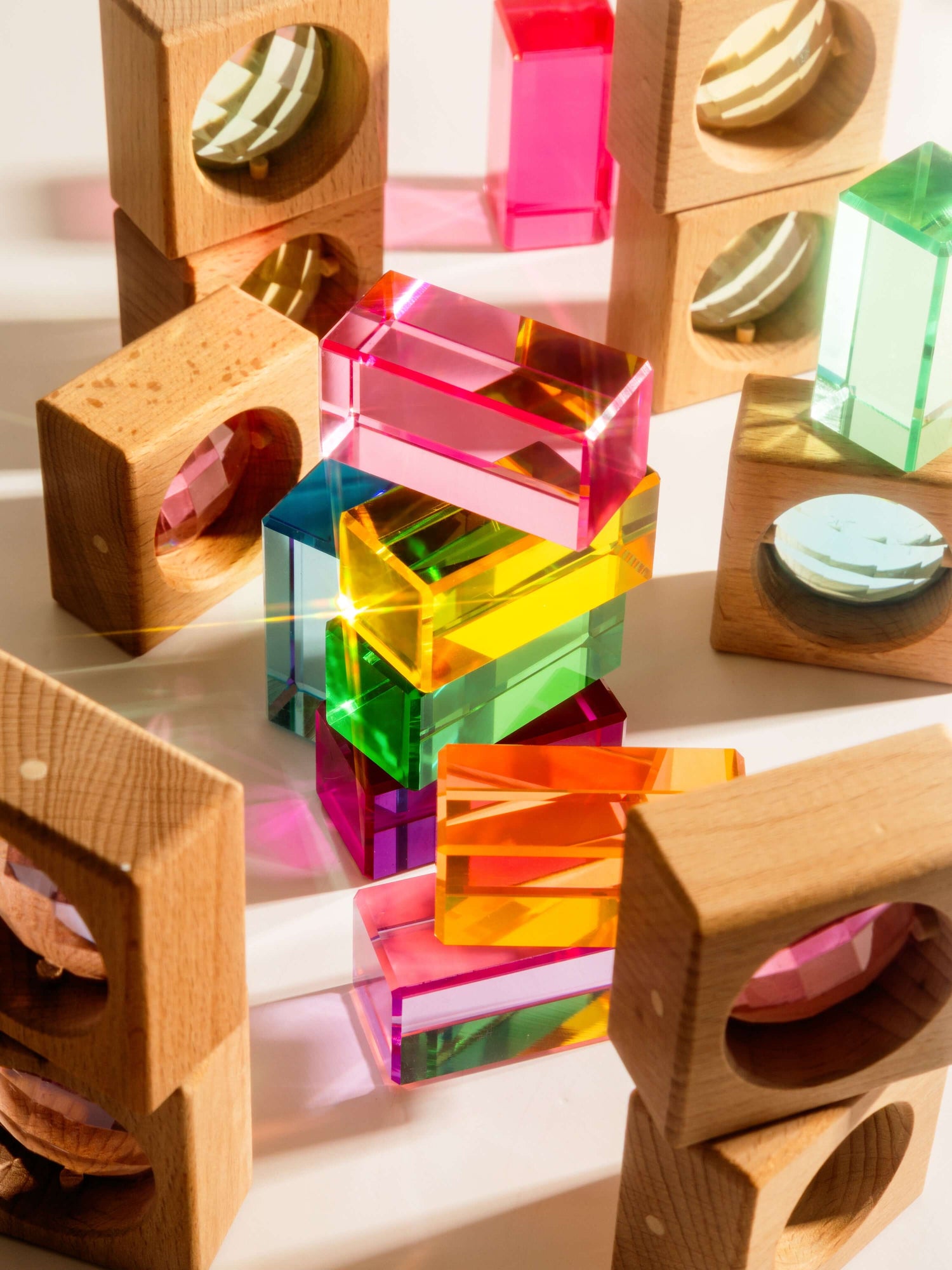 james blocks pastel acrylic gemstone blocks for stacking and sorting