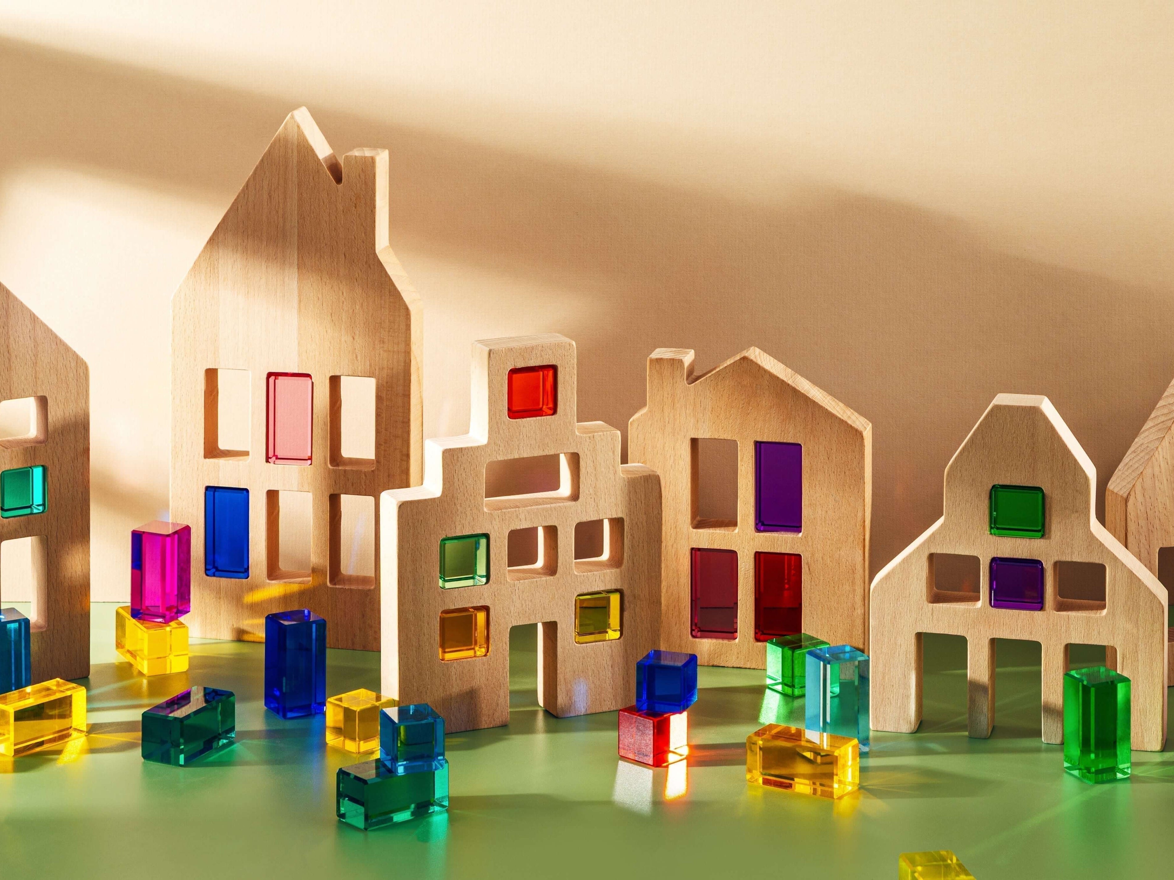 open-ended wooden blocks for toddlers