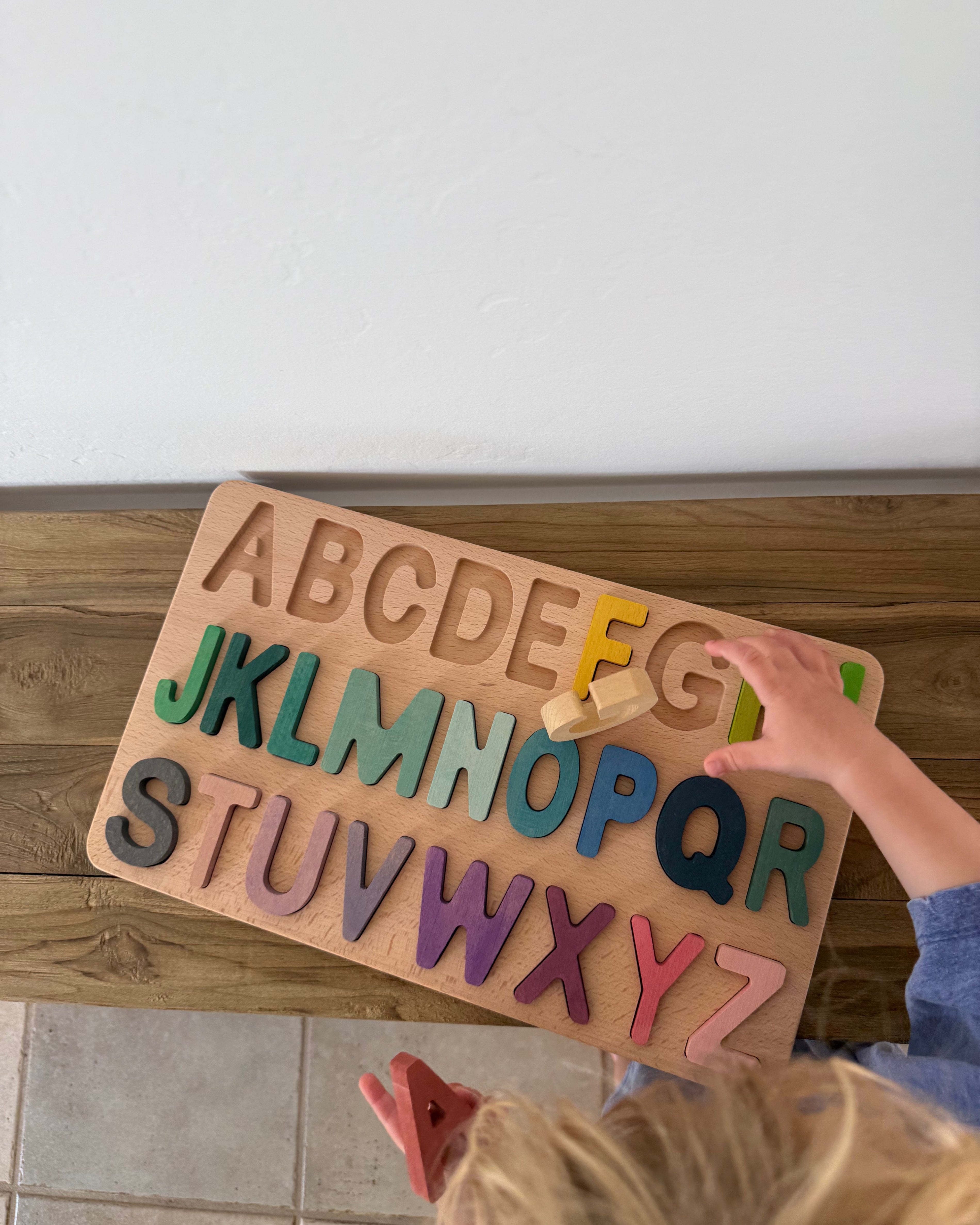 Alphabet Puzzle Learning Activity for Kids (Letter Recognition & Phonics Play)