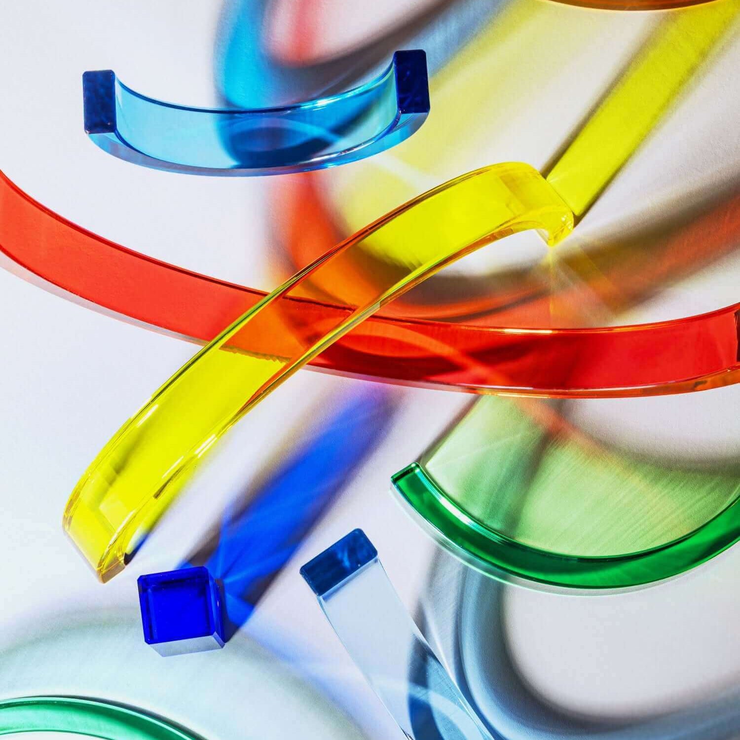 screen free parenting with the lucid rainbow open-ended stacking archs