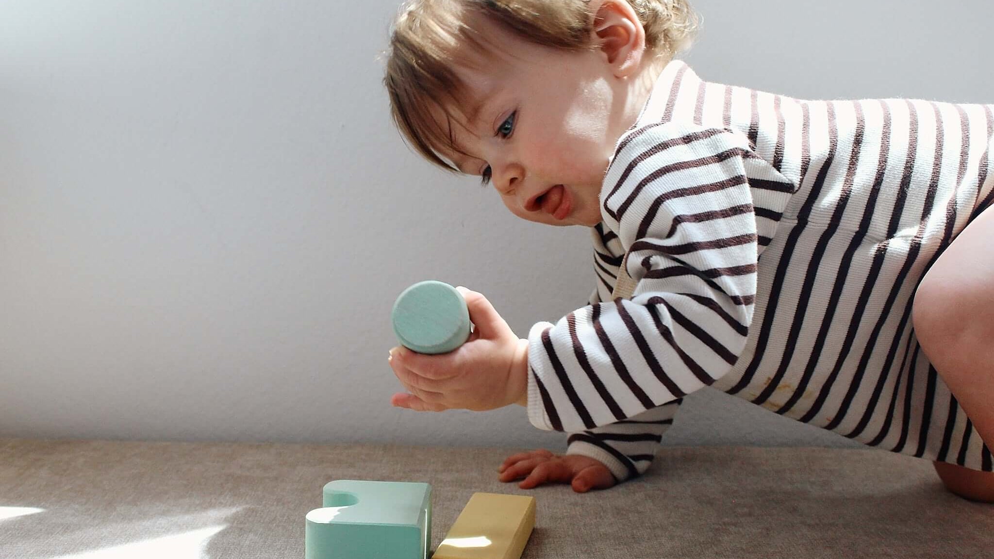 Strengthen Fine Motor Skills with Wooden Building Blocks