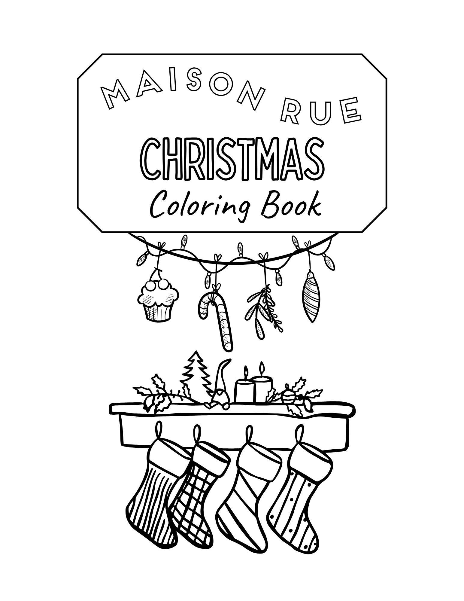 Free Christmas Coloring Book