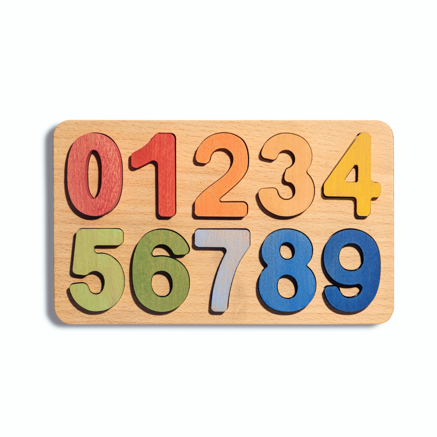 Wooden Numbers Puzzle