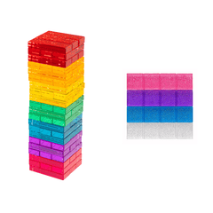 luminous play set for creative kids featuring colorful Illume Tower stacking blocks for creative kids.