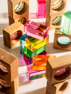 james blocks pastel acrylic gemstone blocks for stacking and sorting