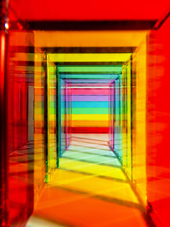 luminous play set for creative kids featuring colorful transparent blocks creating a vibrant light display