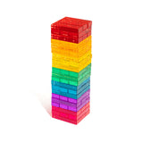 Illume Tower acrylic stacking blocks in a colorful tower of translucent pieces.