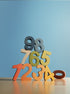 Colorful wooden numbers for kids' learning, part of the educational puzzle set for early childhood development.