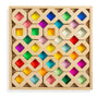 austin wooden stacking blocks honeycomb puzzle set