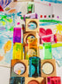 james blocks pastel acrylic blocks creating soft light reflections on surface