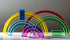 Lucid Rainbow acrylic stacking toy with colorful translucent arches for imaginative play.