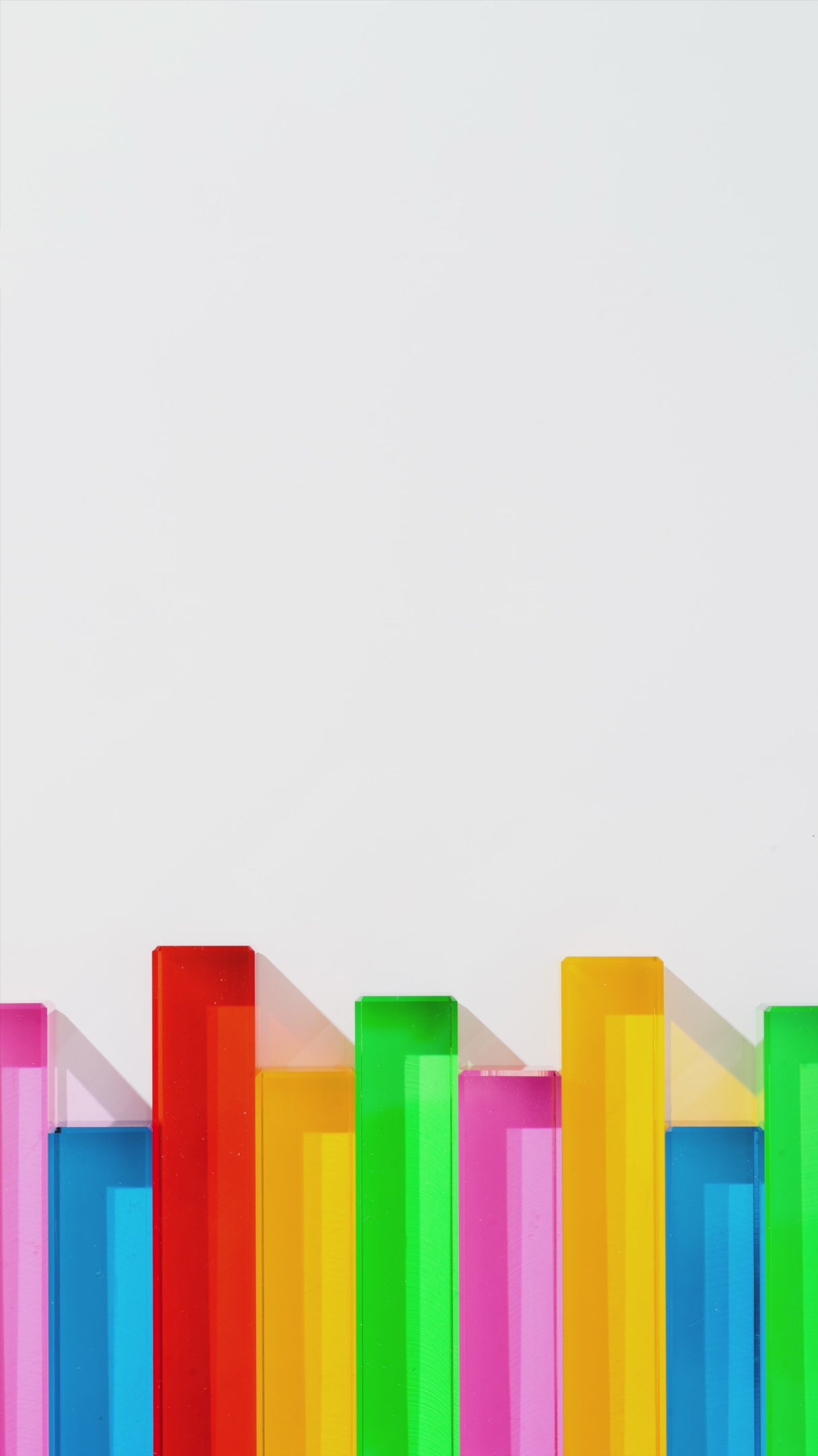 Millie Blocks translucent rainbow building blocks in vibrant colors, play-based learning toy for creativity and fine motor skills