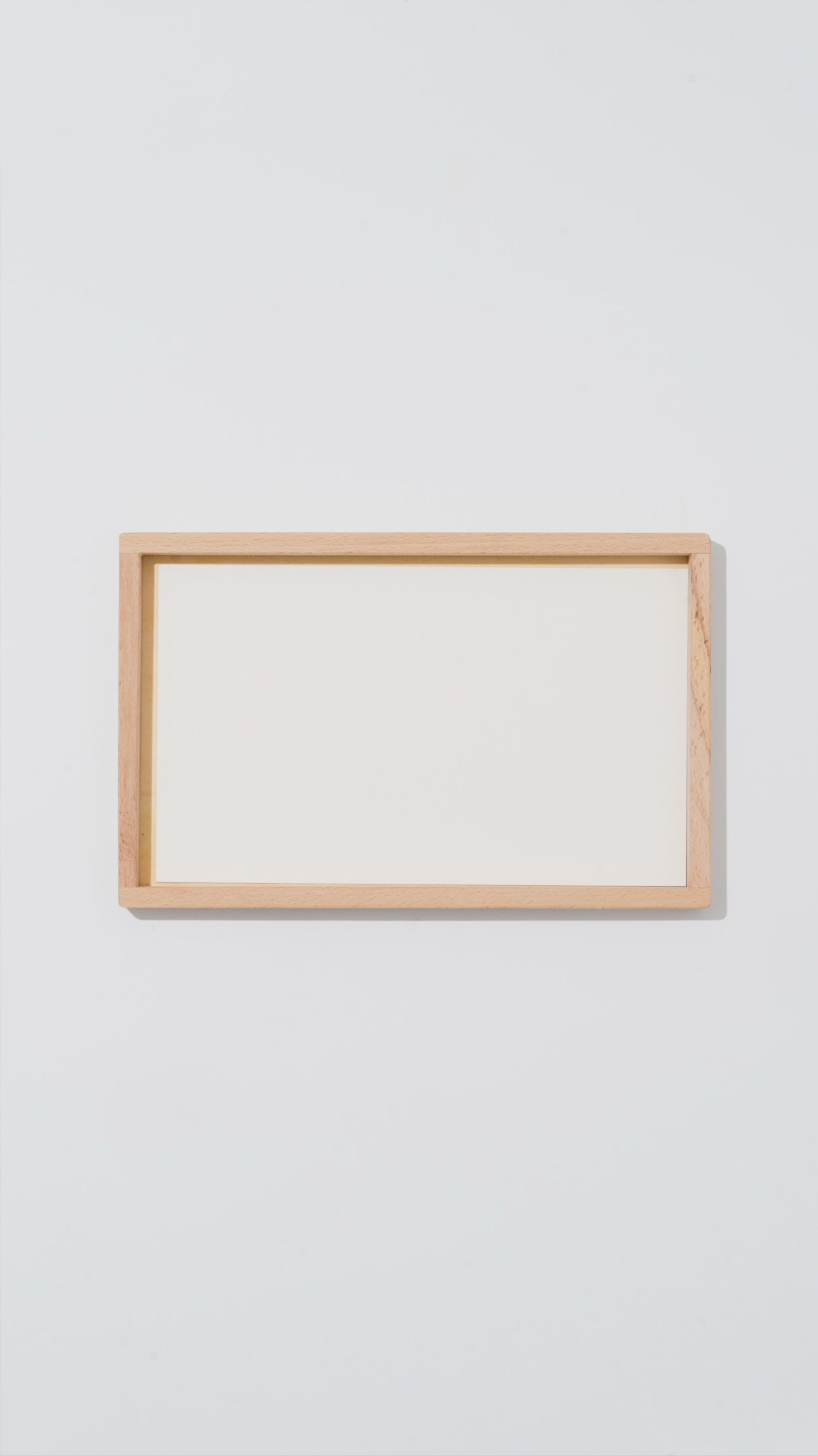 Animation of Acrylic rainbow and wooden cubes lining up in a storage box