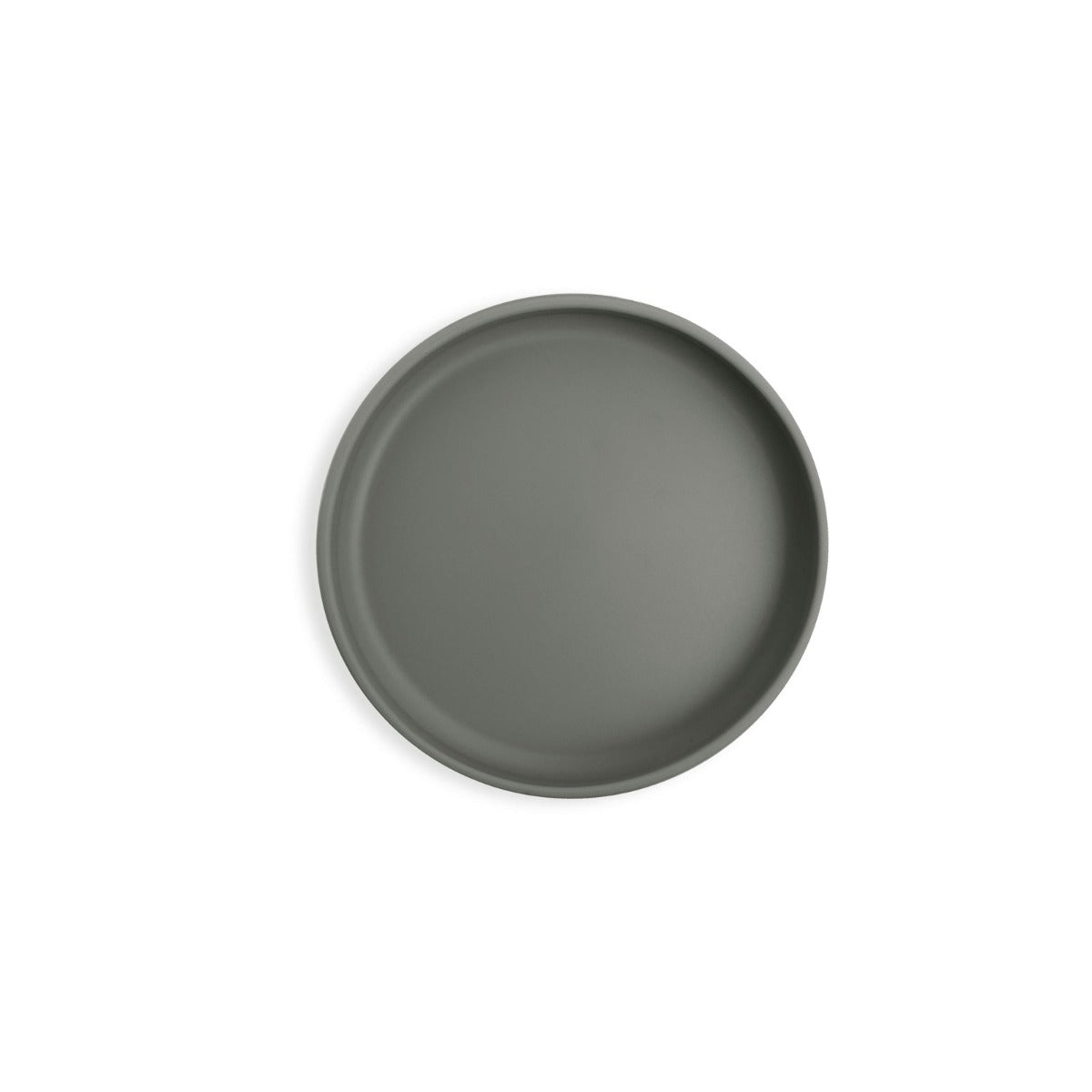 Jones plate top view in olive color