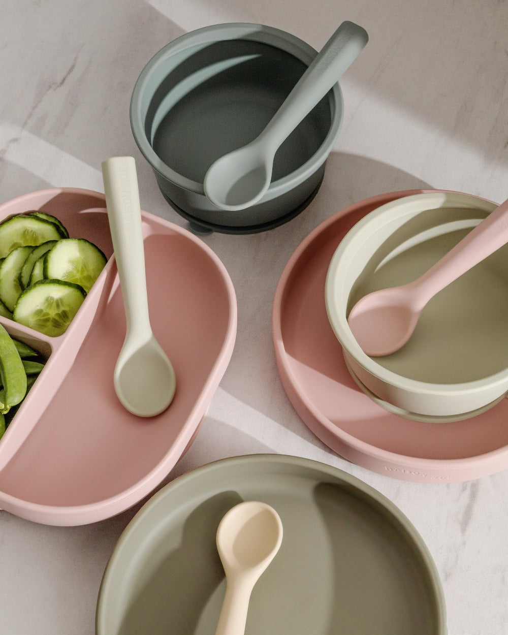 Maison Rue 100% Food-Grade Silicone Tableware Set